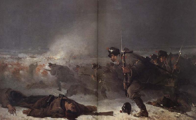 Nicolae Grigorescu The Attack of Smardan France oil painting art